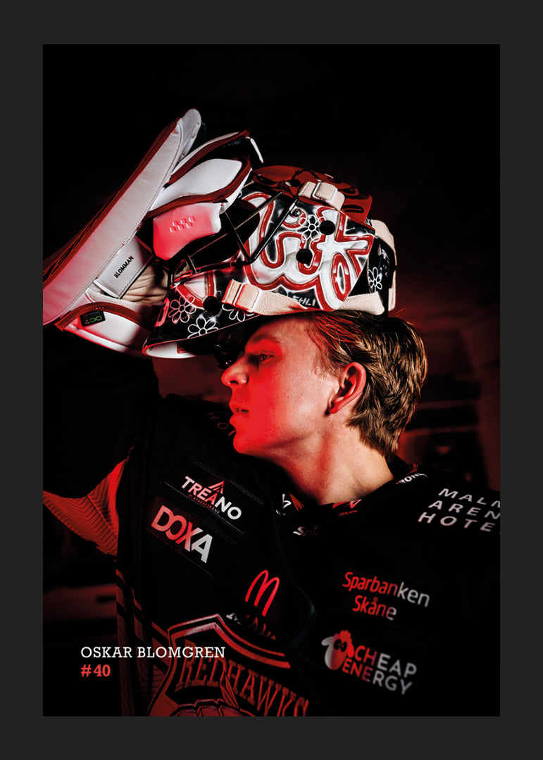 Oskar Blomgren #40 Malmö Redhawks 2026/2027-12