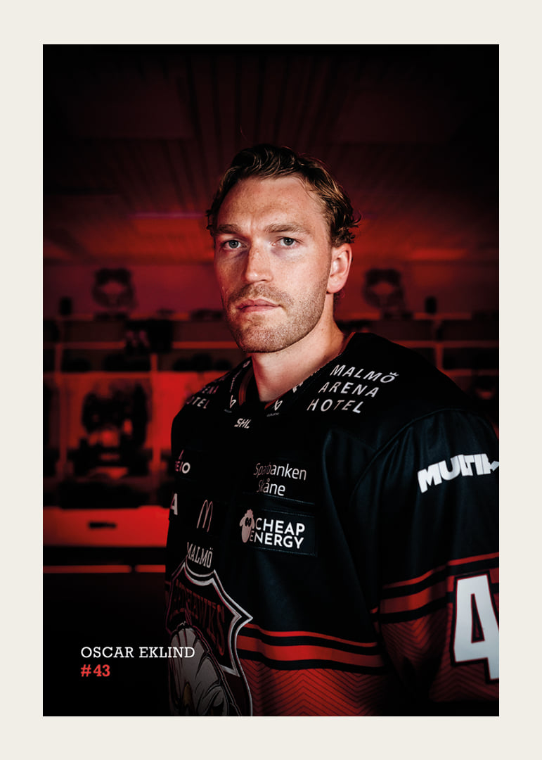 Oscar Eklind #43 Malmö Redhawks 2026/2027-12