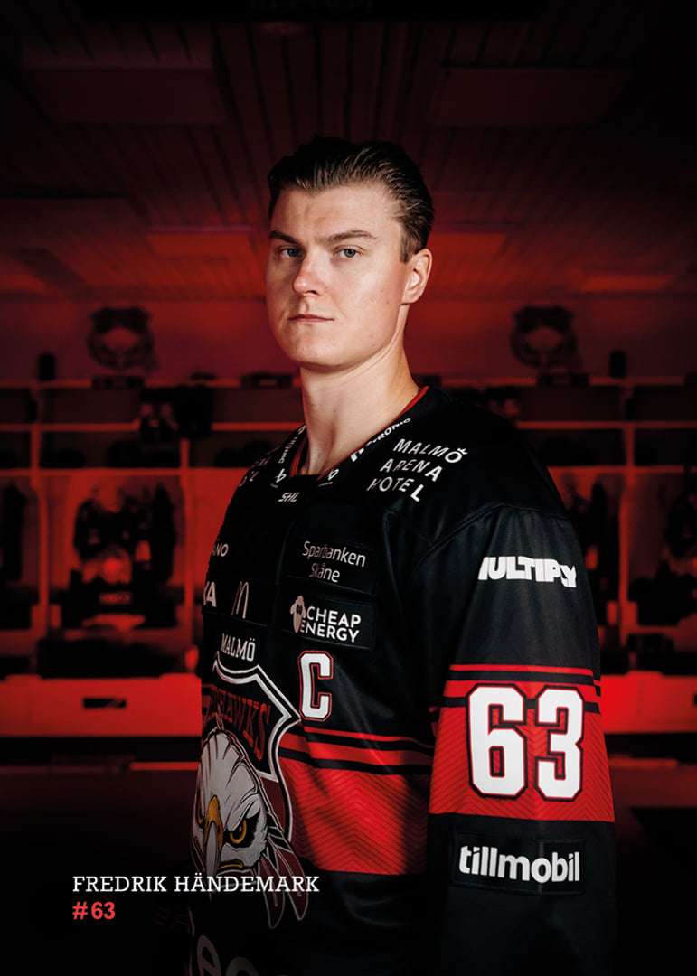 Fredrik Händemark #63 Malmö Redhawks 2026/2027-12