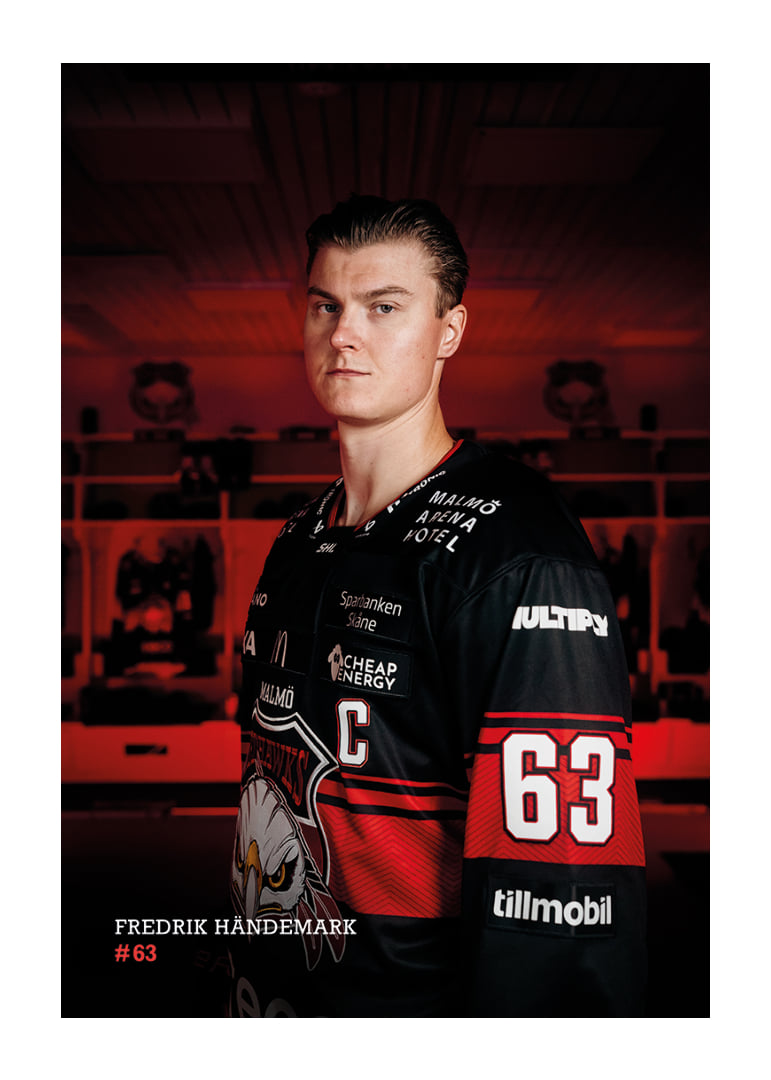 Fredrik Händemark #63 Malmö Redhawks 2026/2027-12