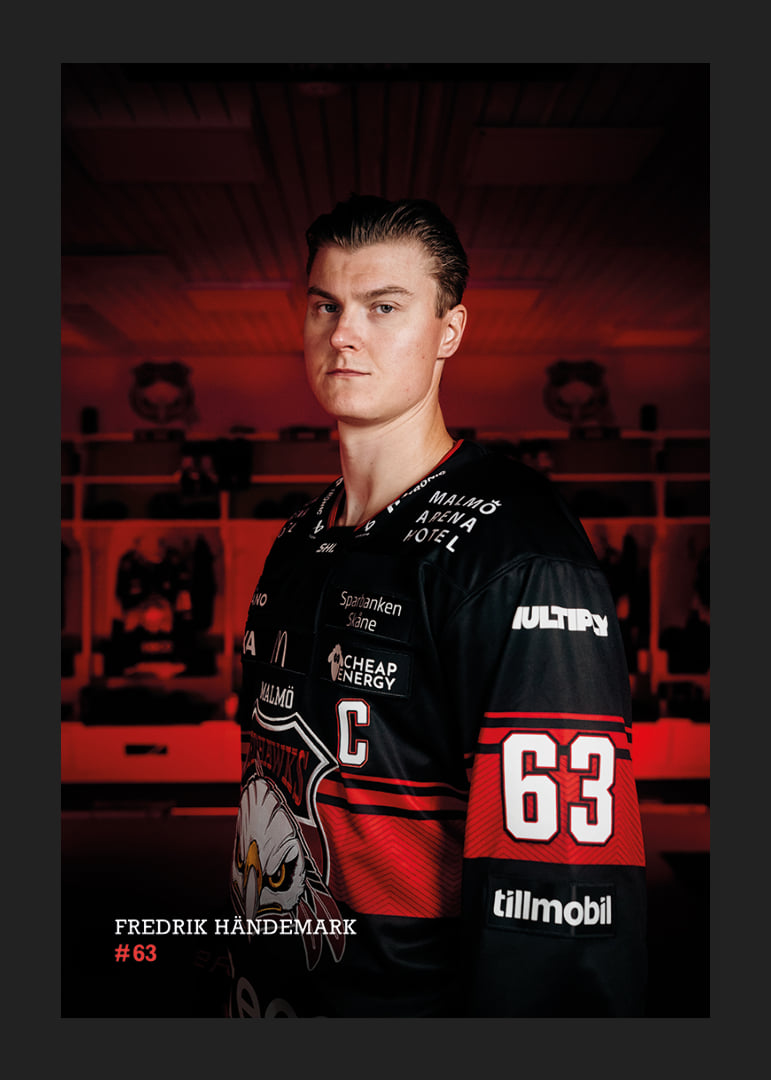 Fredrik Händemark #63 Malmö Redhawks 2026/2027-12