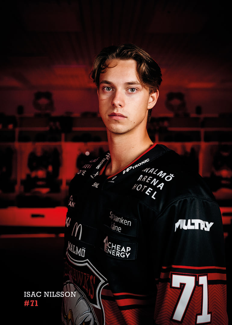 Isac Nilsson #71 Malmö Redhawks 2026/2027-12