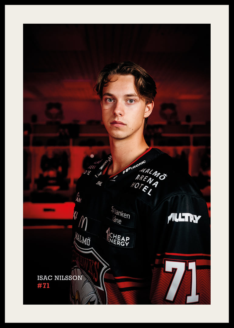 Isac Nilsson #71 Malmö Redhawks 2026/2027-12