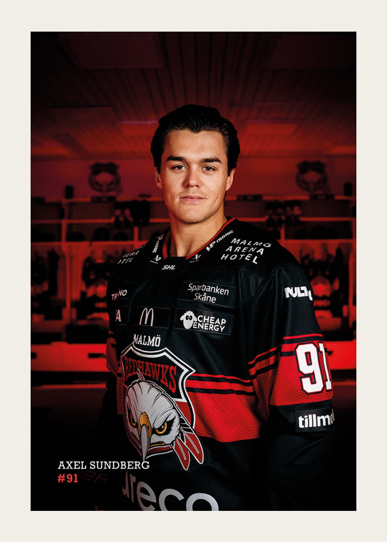 Axel Sundberg #91 Malmö Redhawks 2026/2027-12