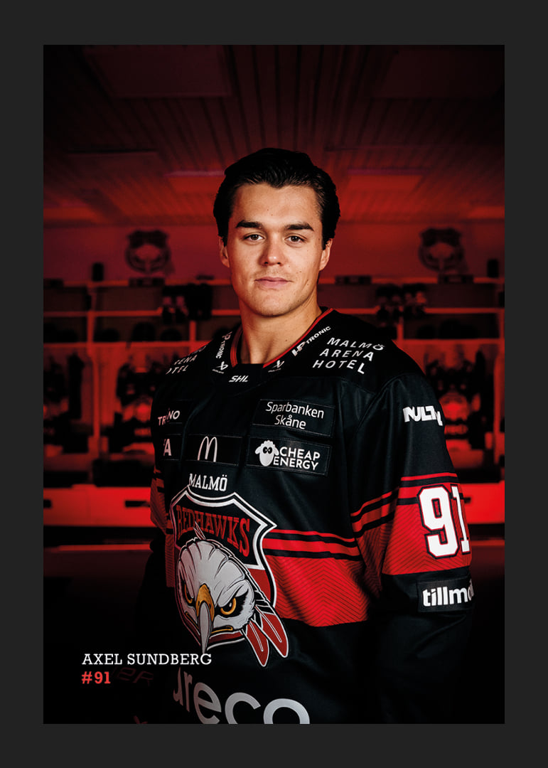 Axel Sundberg #91 Malmö Redhawks 2026/2027-12