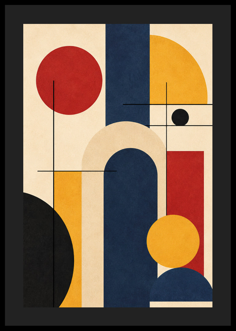 Vibrant geometric play with bold colors and shapes.-12