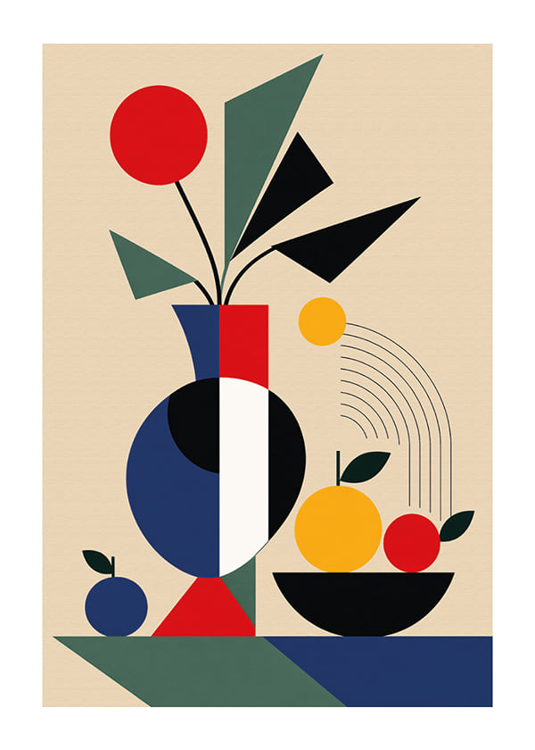 Póster Geometric Harvest