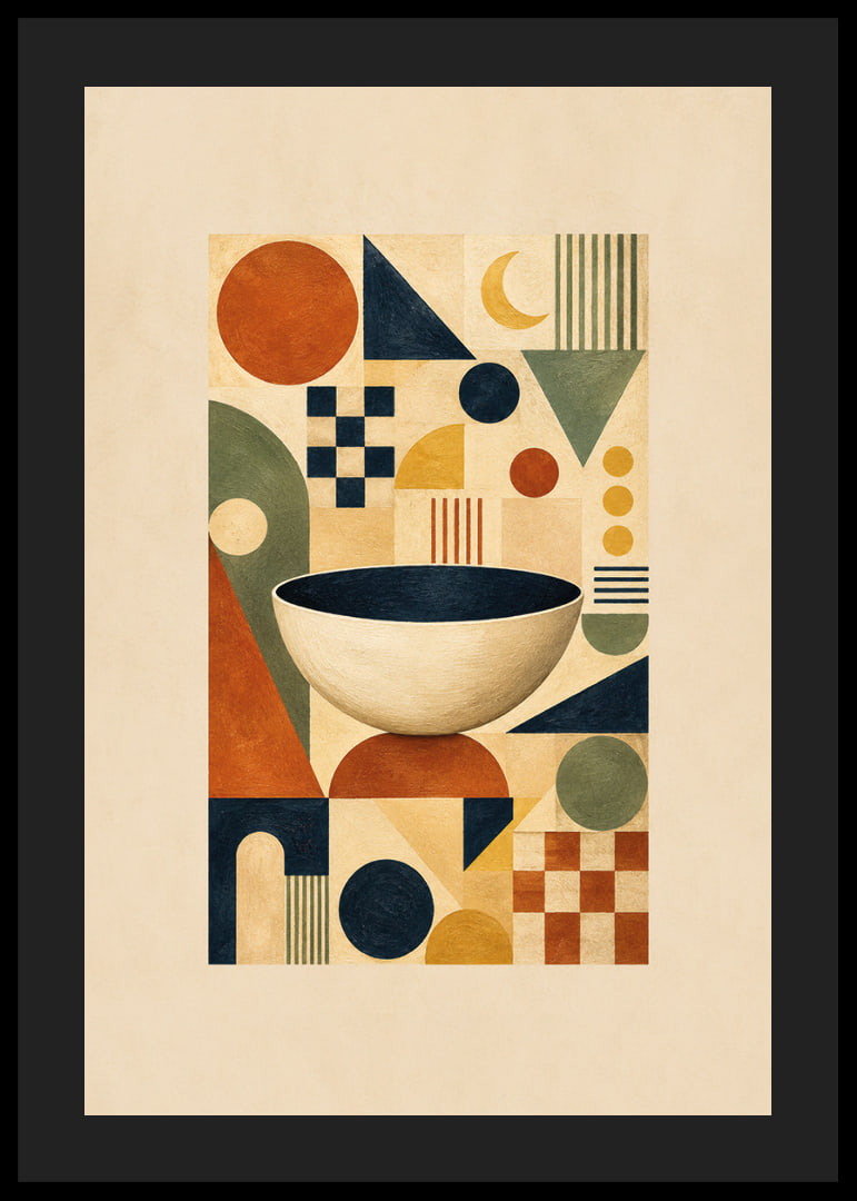 Captivating geometric design with harmonious colors.-12