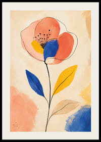 Een levende bloem vol kleurrijke elegantie en expressie.-2