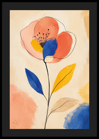 Een levende bloem vol kleurrijke elegantie en expressie.-4