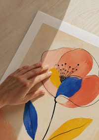 Een levende bloem vol kleurrijke elegantie en expressie.-9