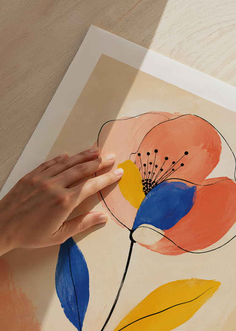Een levende bloem vol kleurrijke elegantie en expressie.-12