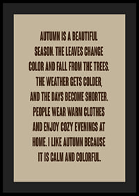 Typographic autumn poster with warm words about leaves, peace and cozy evenings.-4