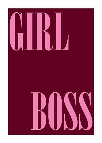 Póster Pink Girl Boss