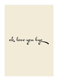 Playful handwritten love greeting in black against a warm beige background.-1