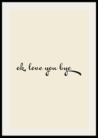Playful handwritten love greeting in black against a warm beige background.-2