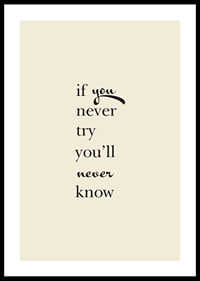 Minimalist text poster with an encouraging quote in elegant black typography.-0