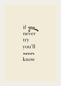 Minimalist text poster with an encouraging quote in elegant black typography.-3