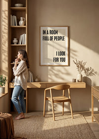 Typografisk poster med en varm och längtansfull kärlekstext i svart.-8