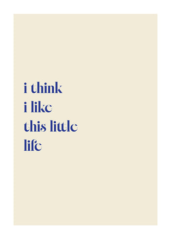 Plakat Simple Life Thought