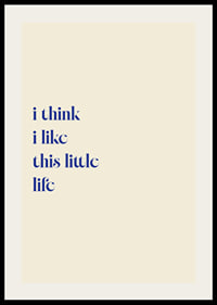 Blue typography with a warm and thoughtful message on a cream white background.-2