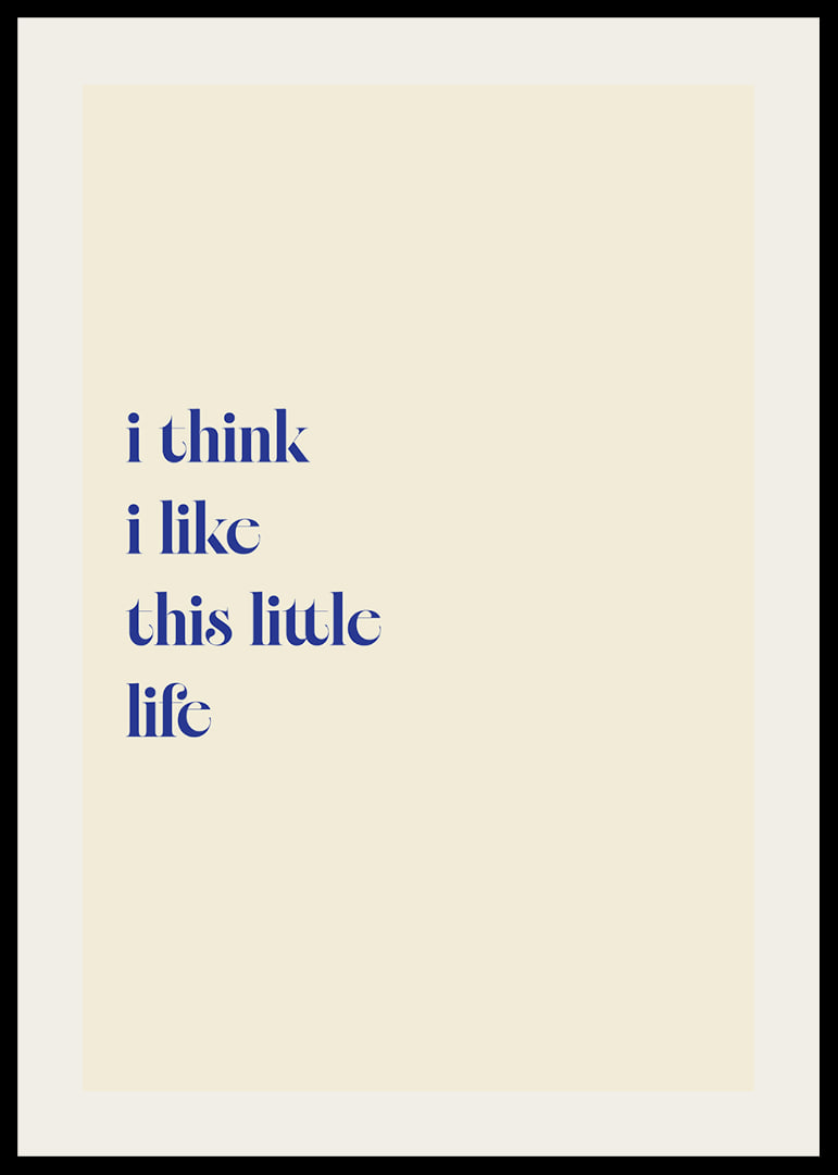 Blue typography with a warm and thoughtful message on a cream white background.-12