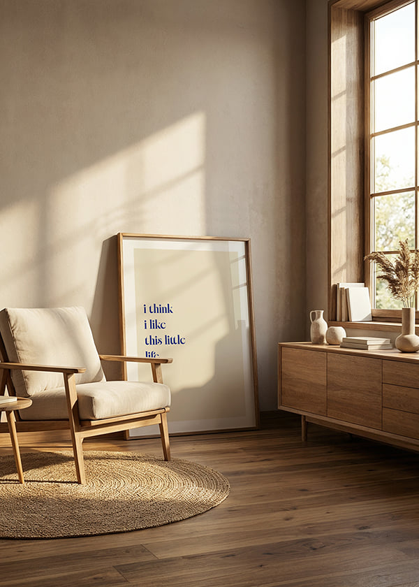 Affiche Simple Life Thought crossfade