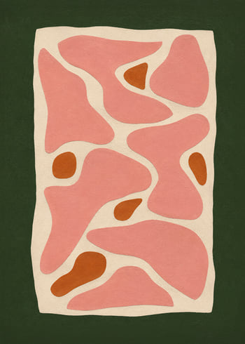 Poster Rosewood Abstract