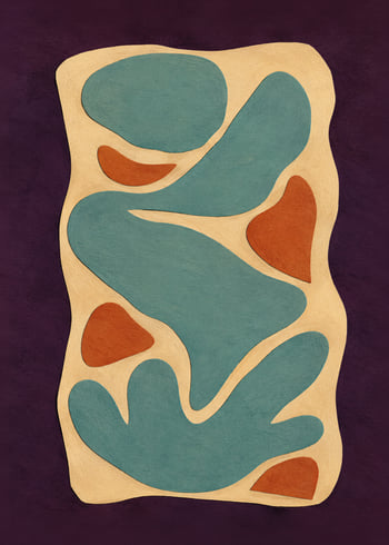 Poster Ocean Clay Shapes