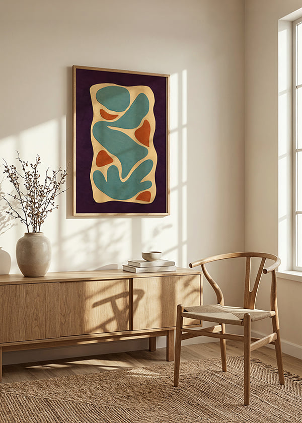 Poster Ocean Clay Shapes crossfade