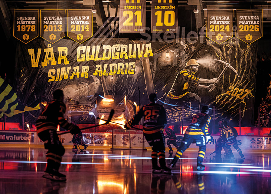 Vår Guldgruva Sinar Aldrig Tifo Skellefteå AIK Premiären 2026/2027-12