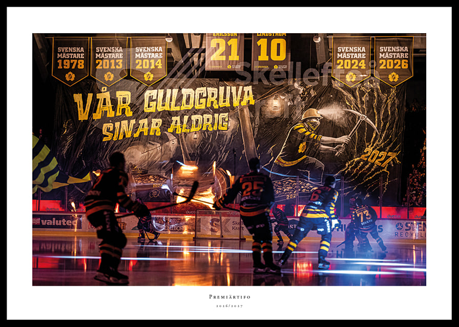 Vår Guldgruva Sinar Aldrig Tifo Skellefteå AIK Premiären 2026/2027-12