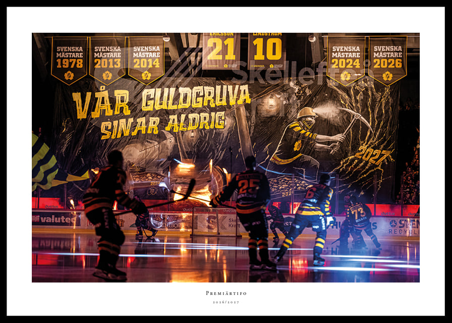 Vår Guldgruva Sinar Aldrig Tifo Skellefteå AIK Premiären 2026/2027-12