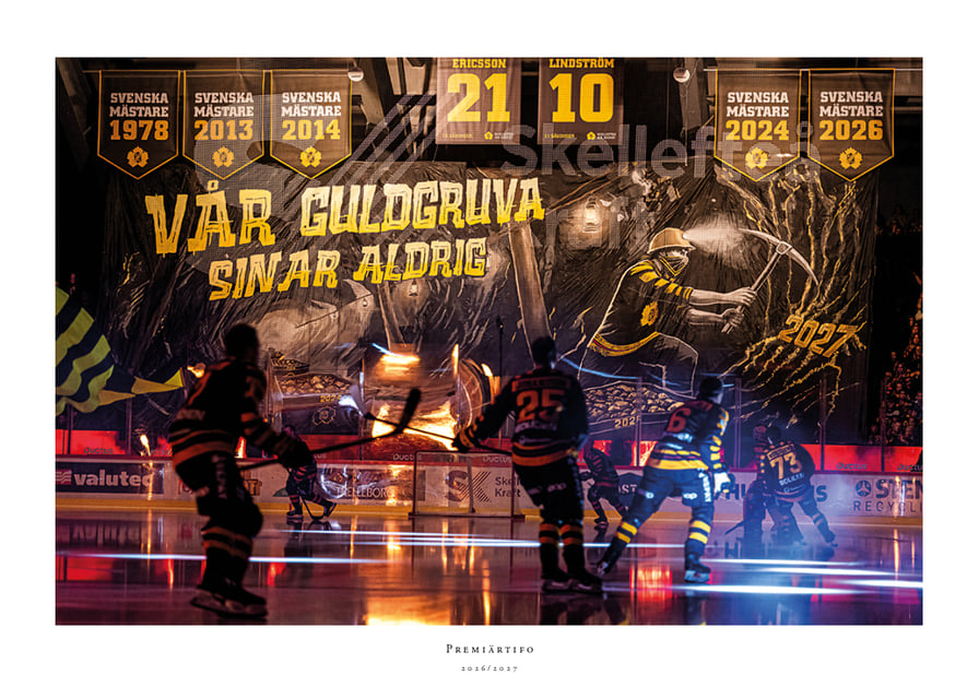 Vår Guldgruva Sinar Aldrig Tifo Skellefteå AIK Premiären 2026/2027-12