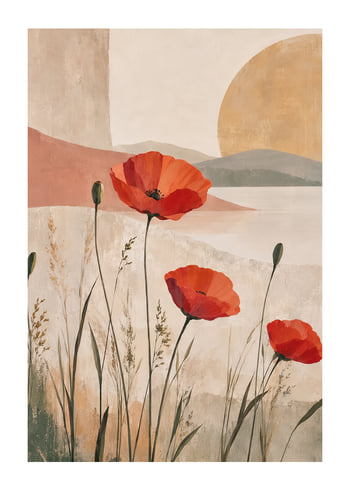 Juliste Golden Poppy Hills