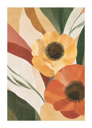 Juliste Autumn Poppy Bloom
