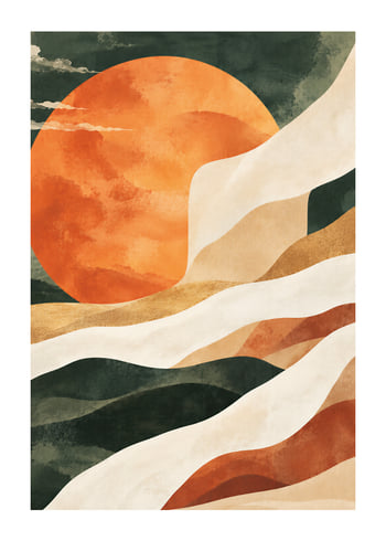 Juliste Desert Sun Layers