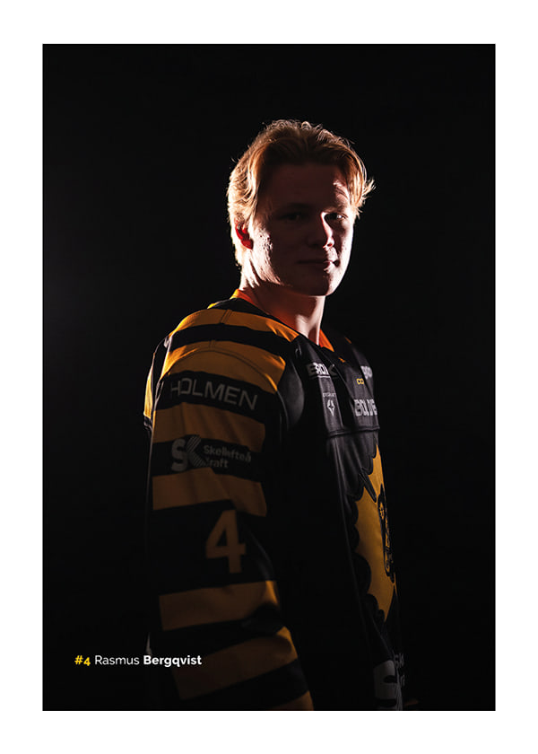Poster Rasmus Bergqvist #4 Skellefteå AIK 2026/2027