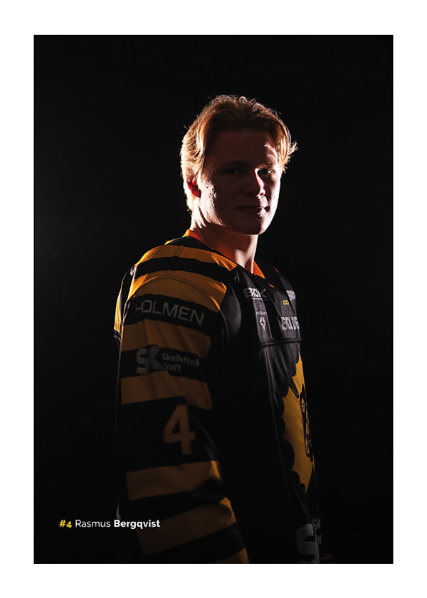 Poster Rasmus Bergqvist #4 Skellefteå AIK 2026/2027