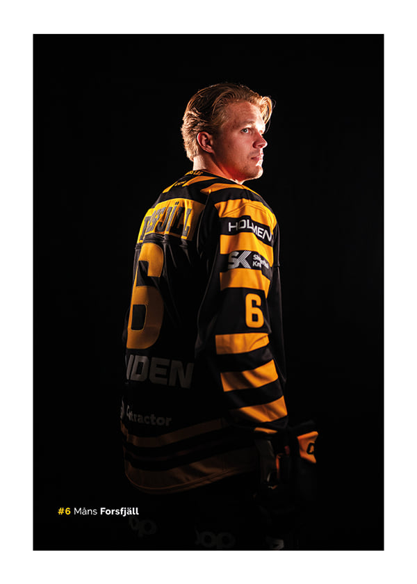 Poster Måns Forsfjäll #6 Skellefteå AIK 2026/2027