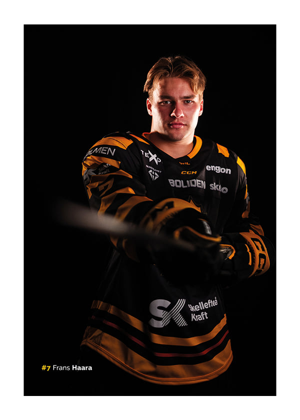 Poster Frans Haara #7 Skellefteå AIK 2026/2027
