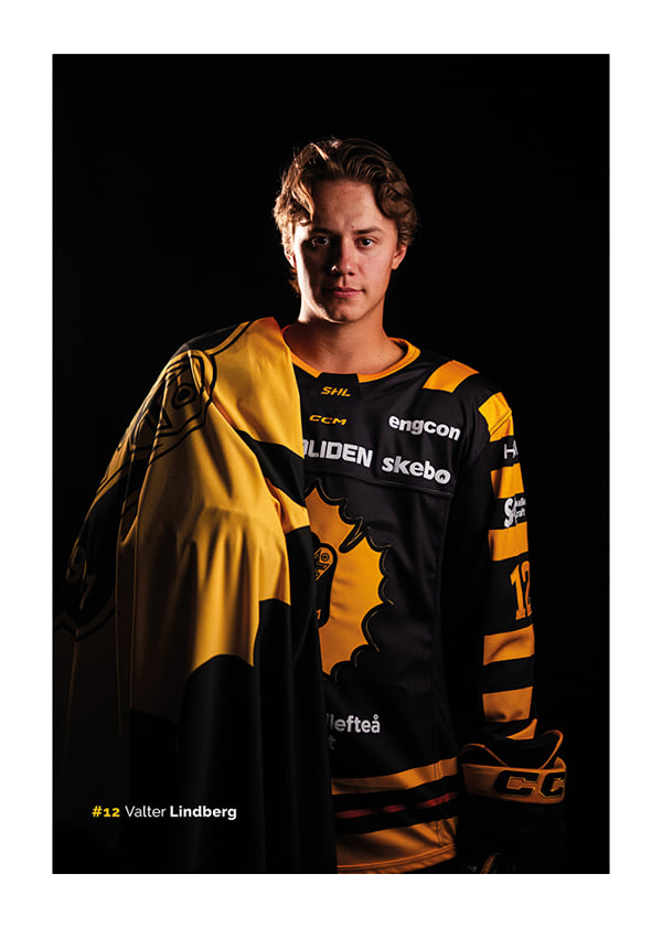 Poster Valter Lindberg #12 Skellefteå AIK 2026/2027