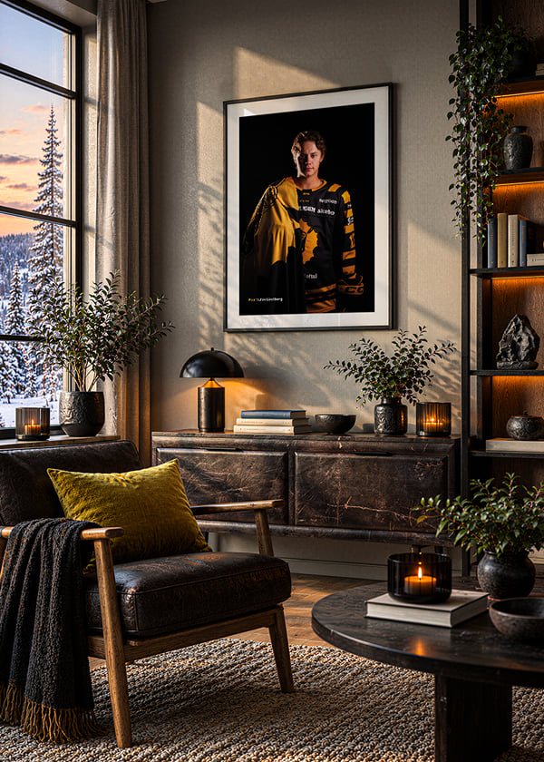 Poster Valter Lindberg #12 Skellefteå AIK 2026/2027 crossfade