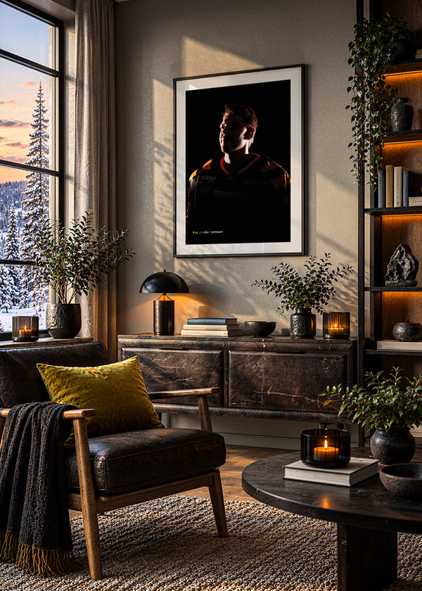Poster Jonathan Johnson #22 Skellefteå AIK 2026/2027 crossfade