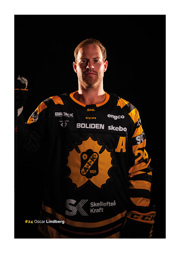 Poster Oscar Lindberg #24 Skellefteå AIK 2026/2027