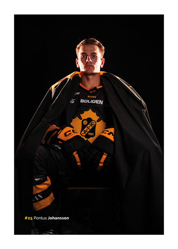 Poster Pontus Johansson #25 Skellefteå AIK 2026/2027