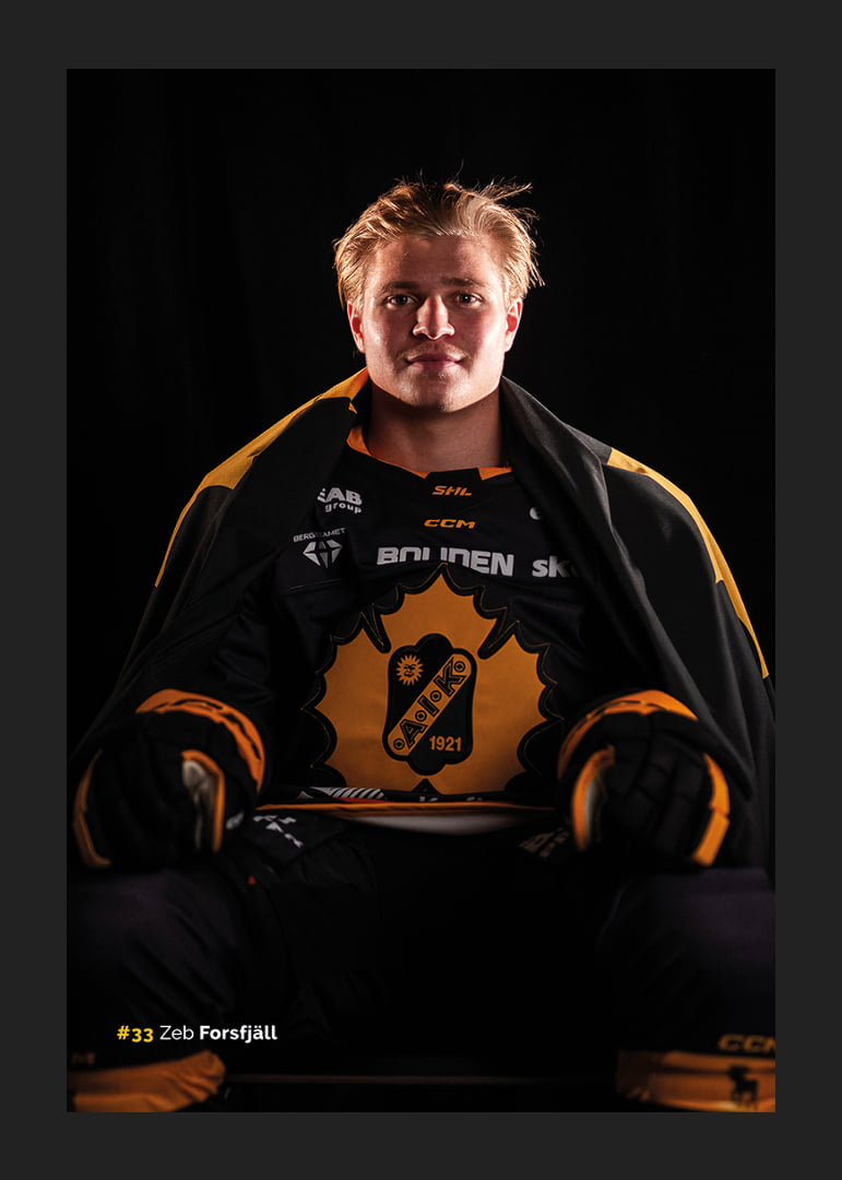 Zeb Forsfjäll #33 Skellefteå AIK 2026/2027-12