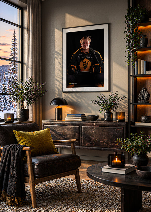 Poster Zeb Forsfjäll #33 Skellefteå AIK 2026/2027 crossfade