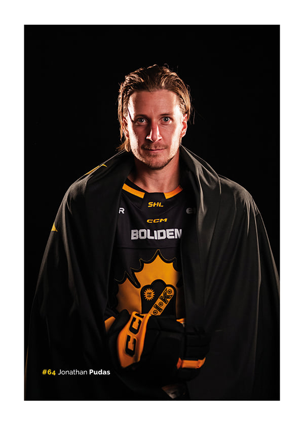 Poster Jonathan Pudas #64 Skellefteå AIK 2026/2027