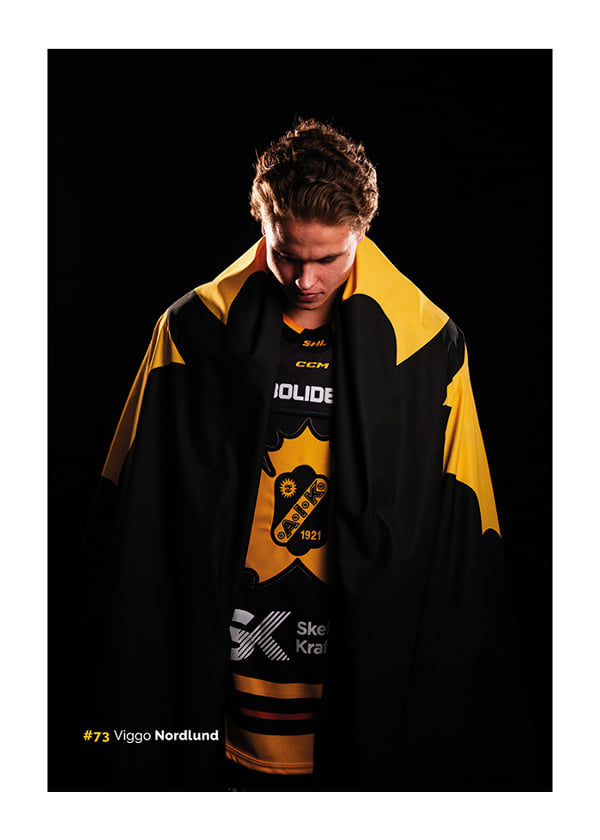 Poster Viggo Nordlund #73 Skellefteå AIK 2026/2027